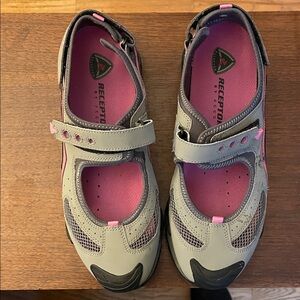Ecco Women's Pink and Gray Receptor Mary Jane